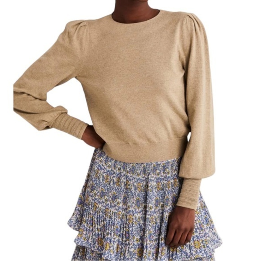 Boden Pointelle Detail Wool-Blend Jumper Sweater Sz‎ 6